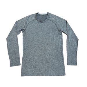 Lululemon Mens Metal Vent Tech Long Sleeve Shirt Size XS Gray Time To Get Dirty